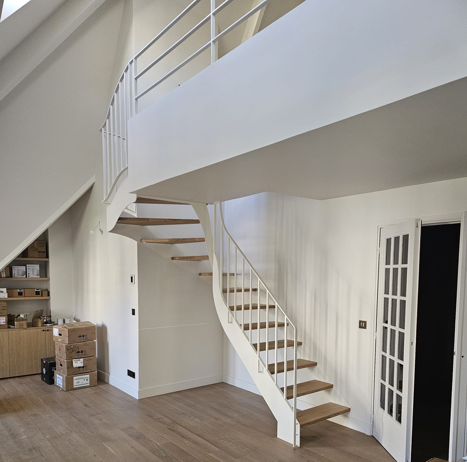 Garde-corps de mezzanine, finition Epoxy